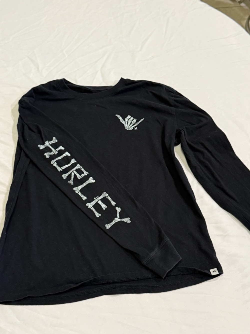 Hurley Black Long Sleeve XS Have A Nice Wave Women’s